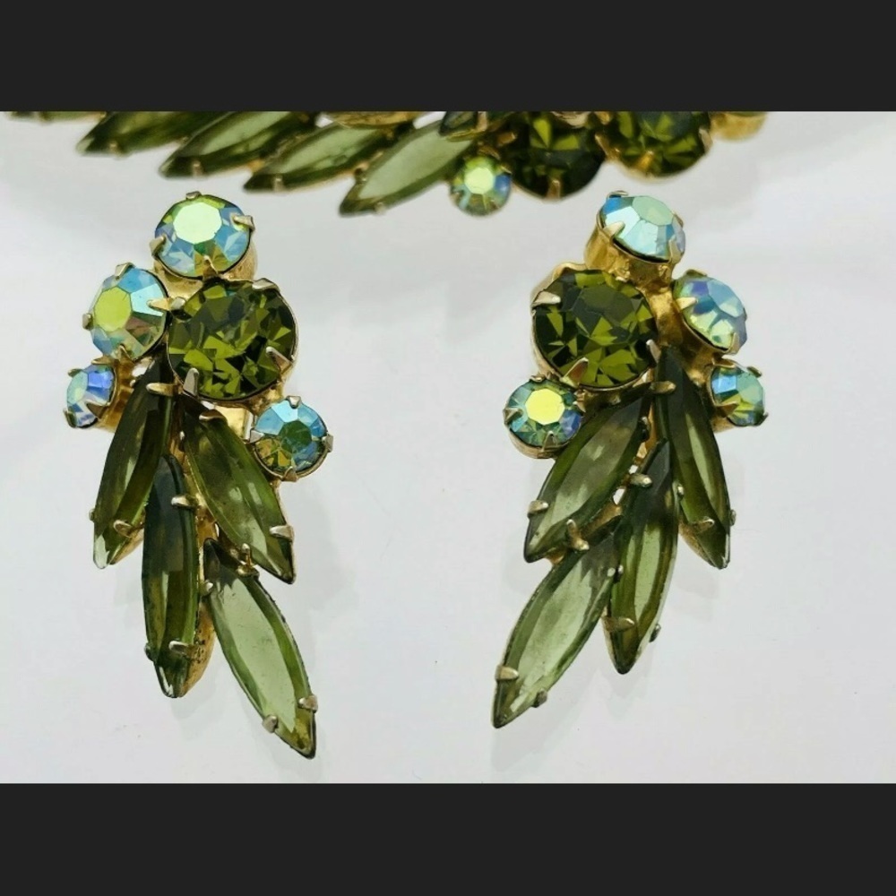Vintage Julianna D&E Earrings brooch Set - Picture 3 of 4